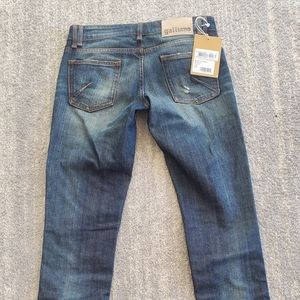 John Galliano Skinny Acid Wash Blue
